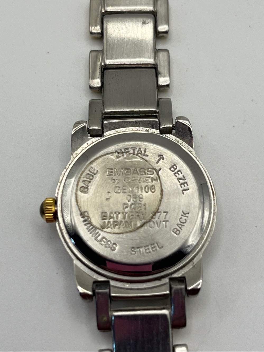Women’s Embassy by Gruen Two-Tone Watch - Picture 10 of 12